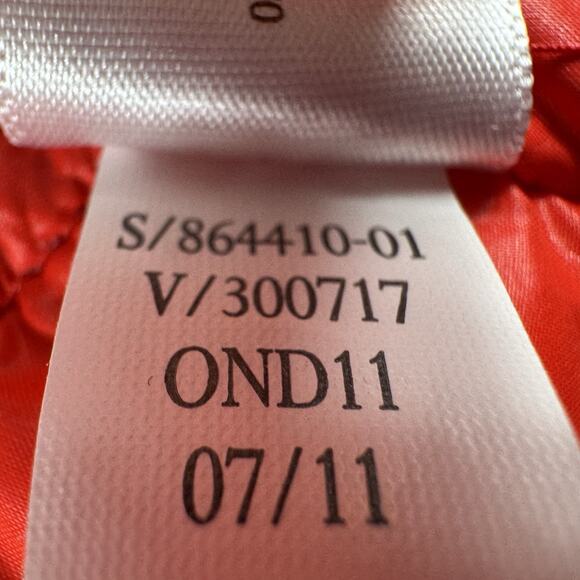 Old Navy Women M Red Lightweight Puffer Jacket Quilted Nylon Zip Front Athleisur - Picture 8 of 13